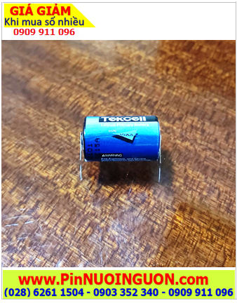 Tekcell SB-AA02 (chân thép); Pin nuôi nguồn Tekcell SB-AA02 lithium 3.6v 1/2AA 1200mAh _X.xứ Hàn Quốc